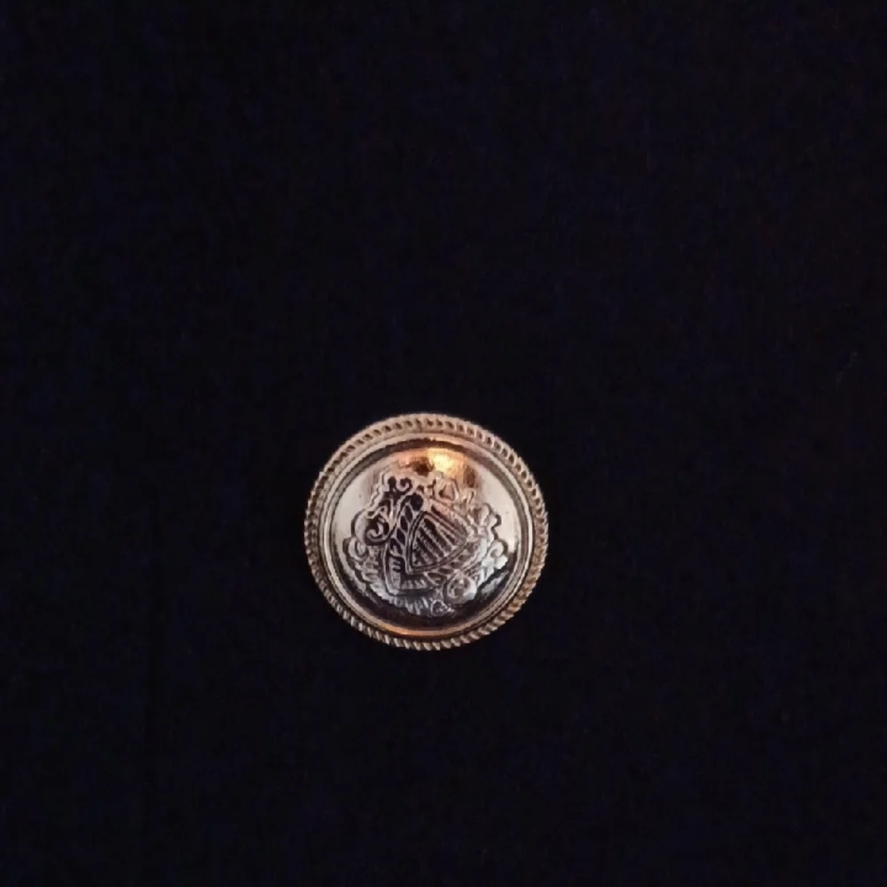 Custom Navy Double-Breasted Cashmere Blazer w/ Gold Buttons - Picture 7 of 12